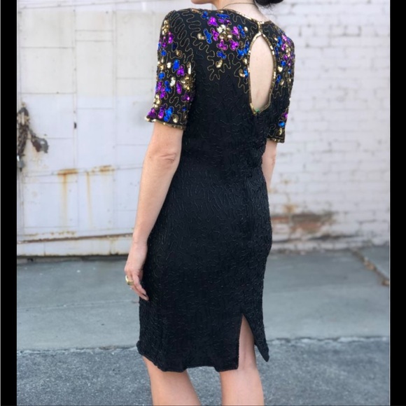 Gorgeous beautiful beaded dress from the 80s! - Picture 2 of 5